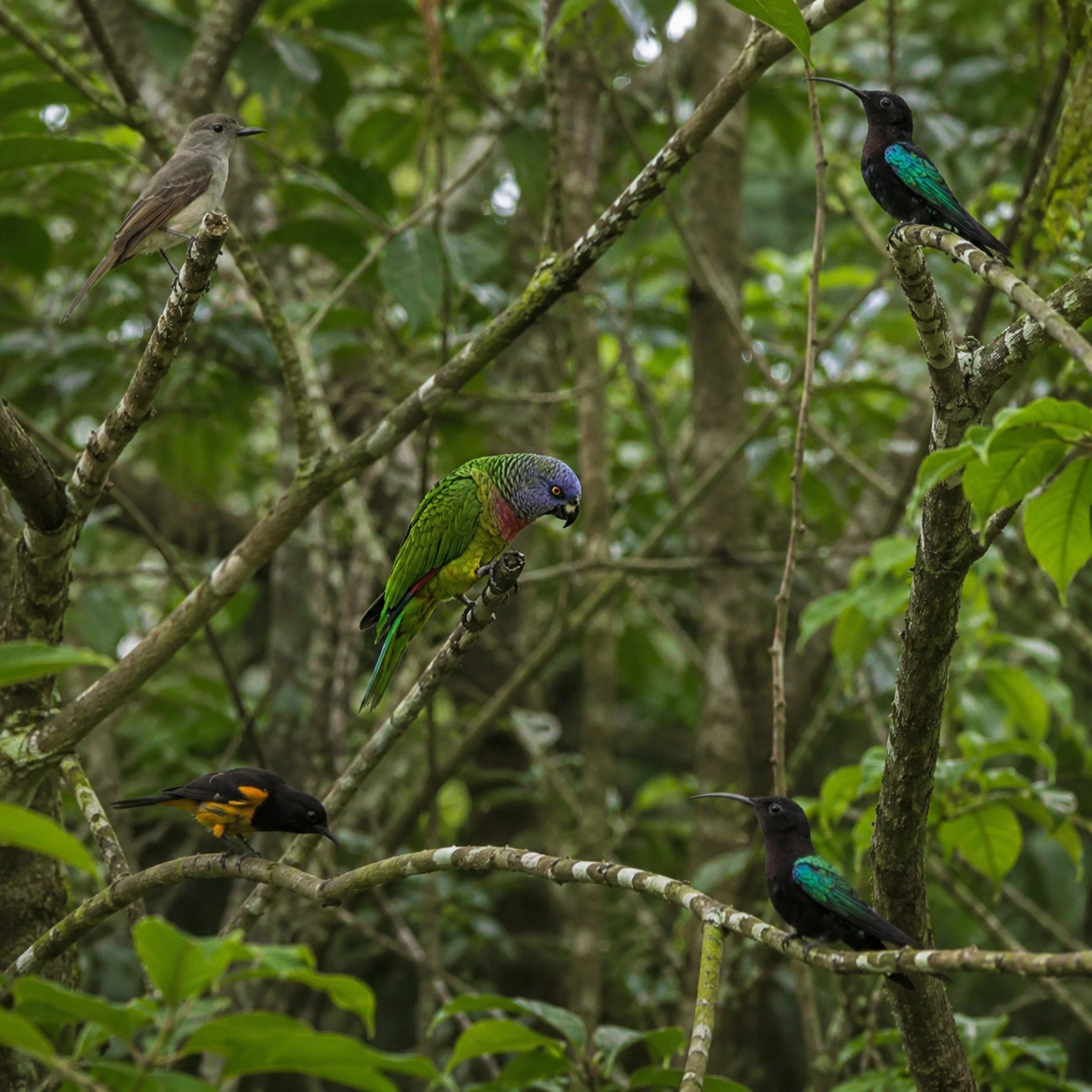 Bird watching transportation and nature tour in St Lucia