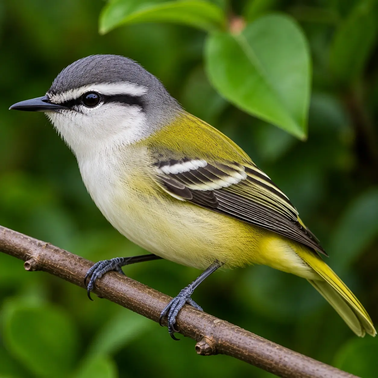 Black-whiskered Vireo St Lucia birding