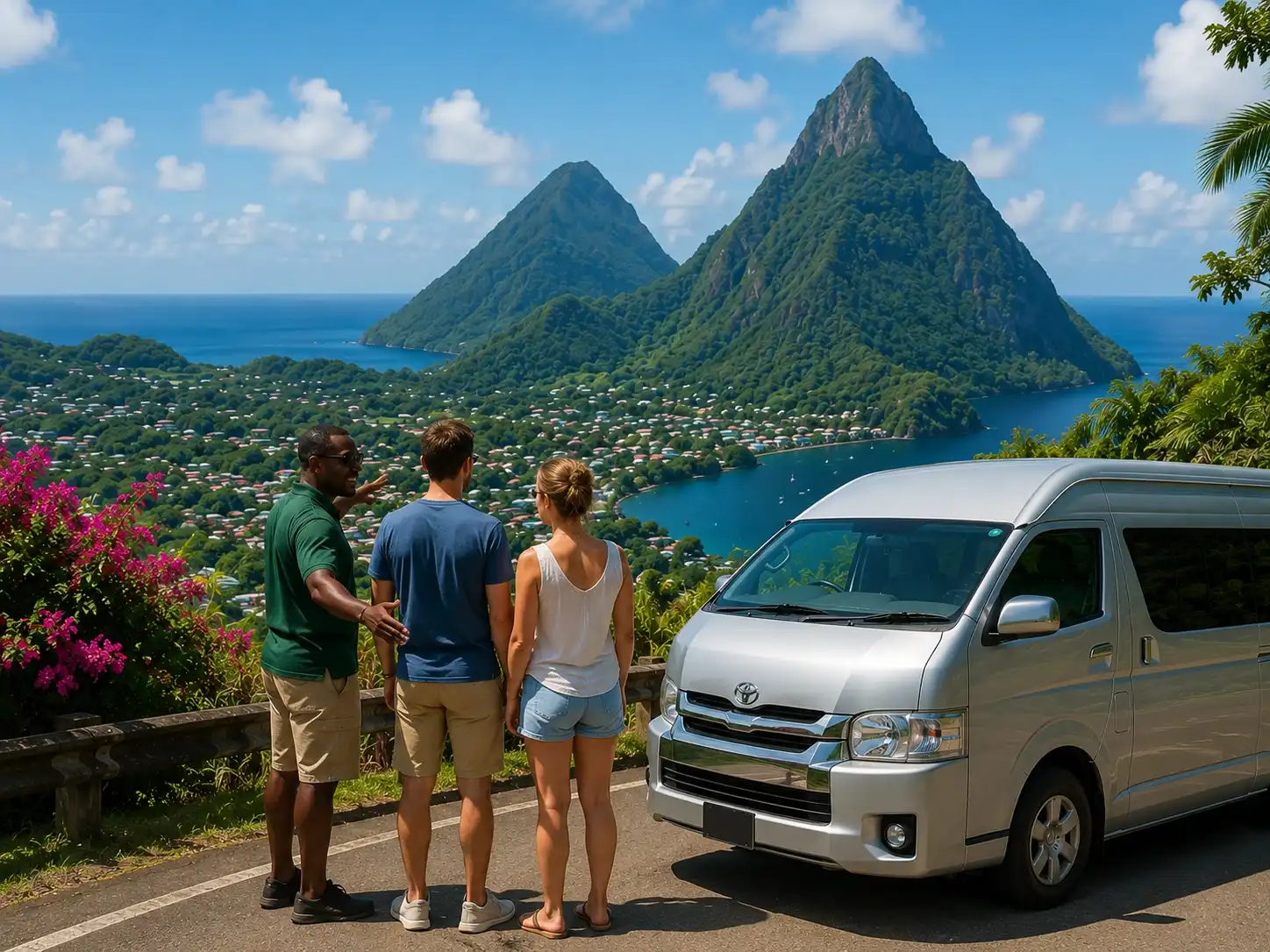 Saint Lucia airport shuttle and hotel transfer service