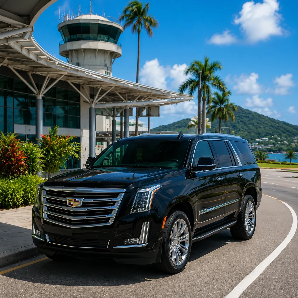 St. Lucia private airport transfer and airport transportation service
