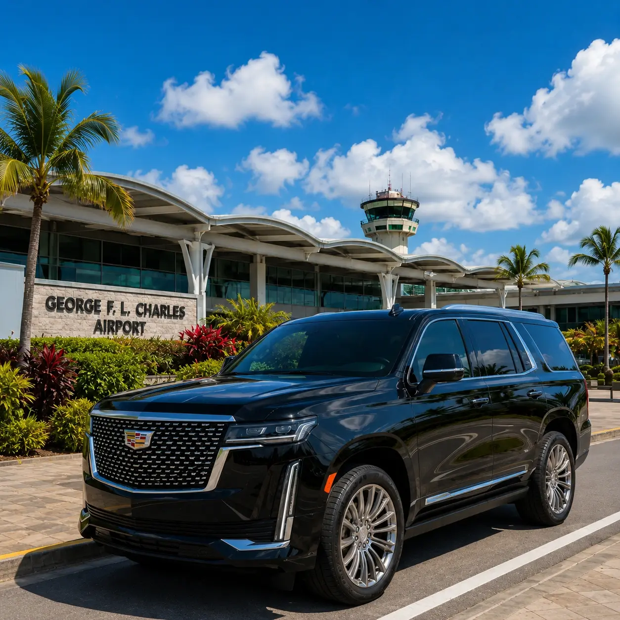 George F L Charles Airport SLU Saint Lucia airport shuttle service