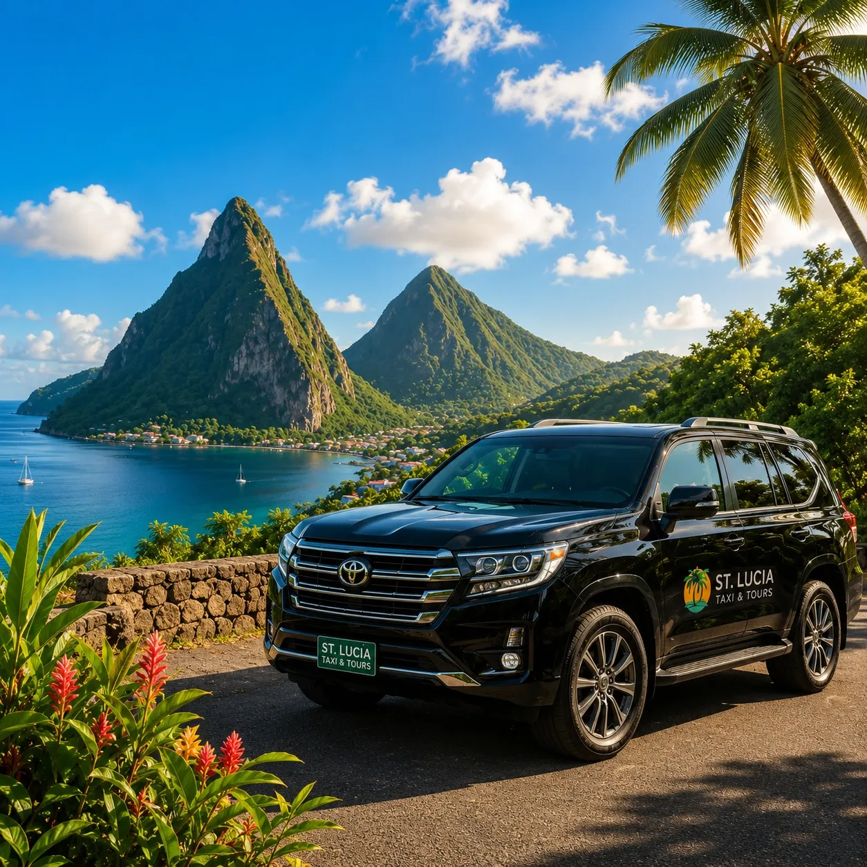 Luxury Airport Transfers and Saint Lucia Airport Shuttle Service