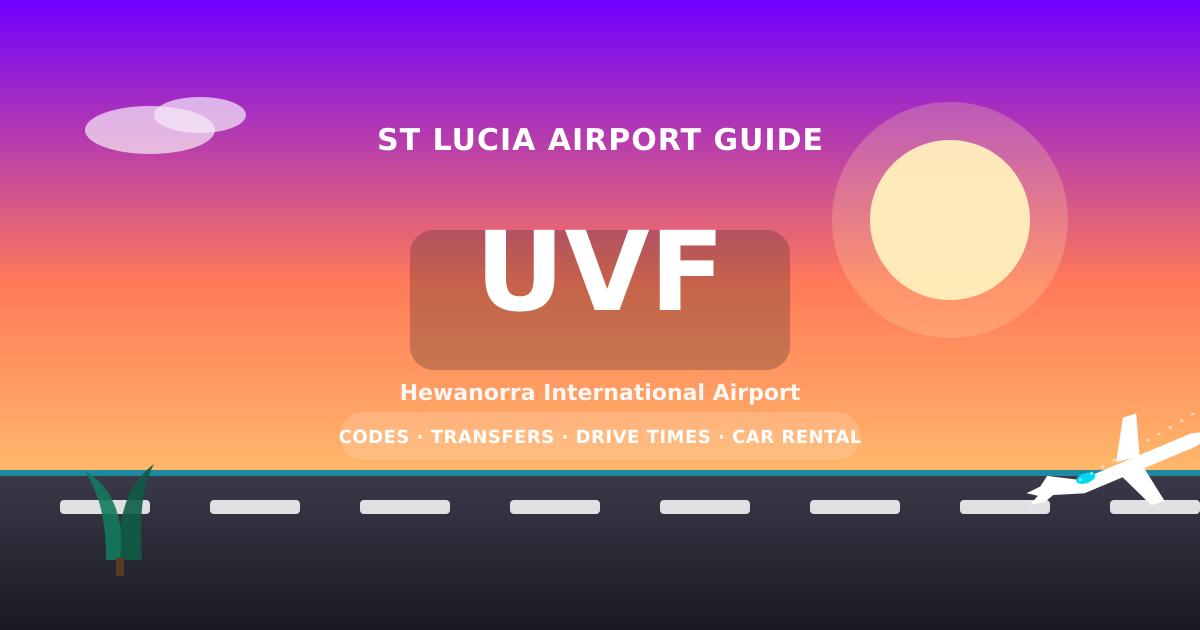 Hewanorra International Airport St Lucia guide