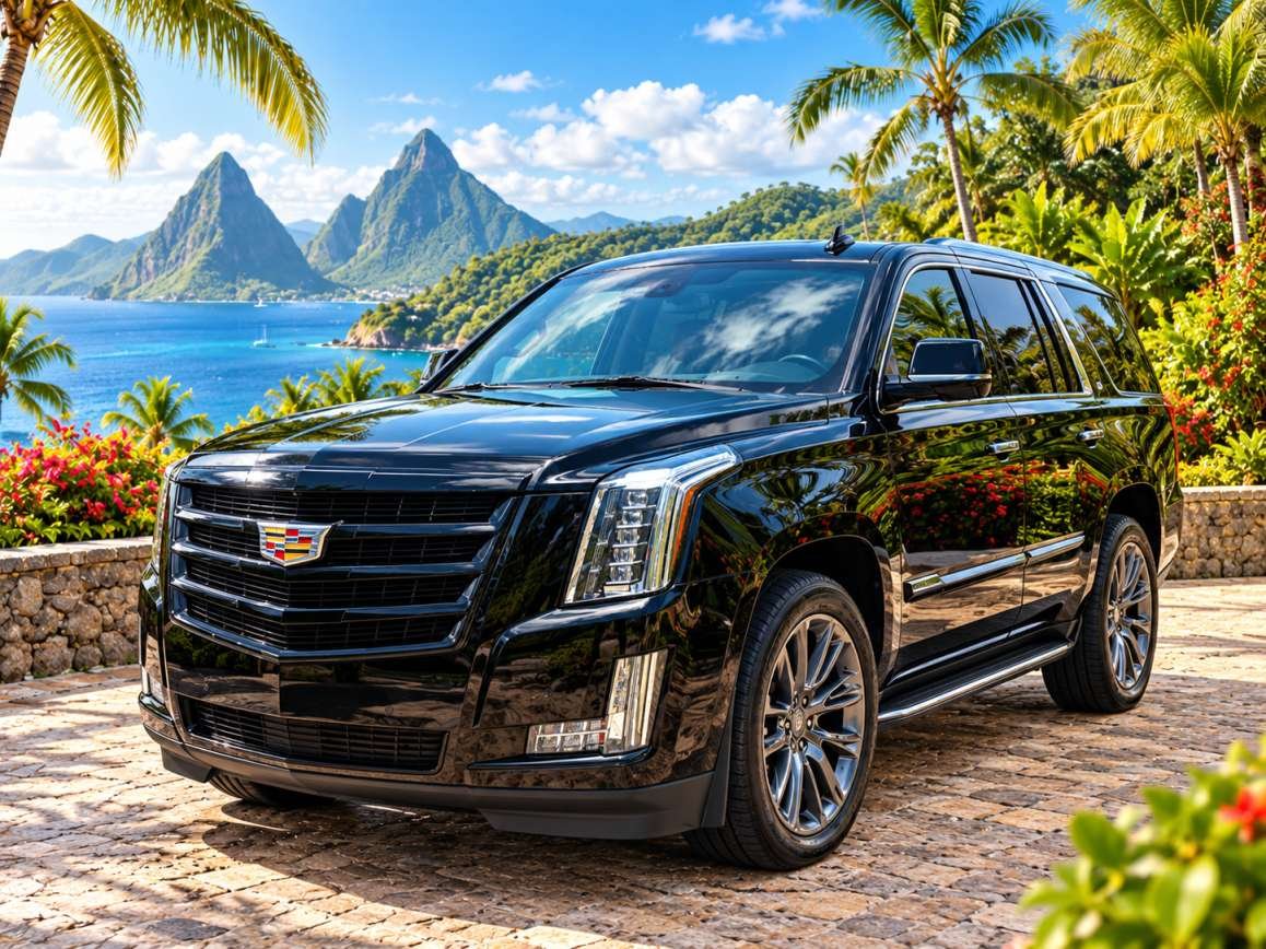 High end luxury SUV private transfer in St Lucia