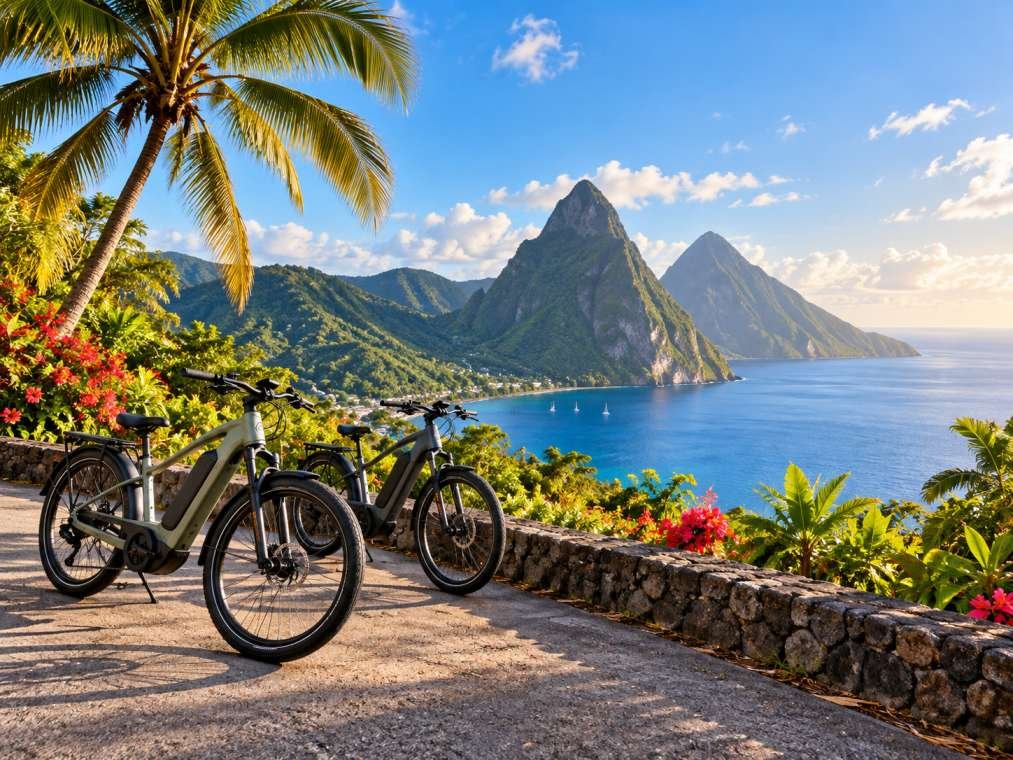 St Lucia eBike tour and island cycling experience